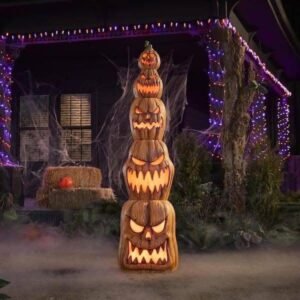 8.5ft Giant-Sized Halloween Jack-O-Lanterns