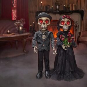 2-Piece Grave & Bones Animated LED